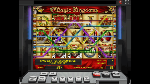 Игровой интерфейс Magic Kingdom 9