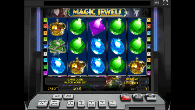 Игровой интерфейс Magic Jewels 1
