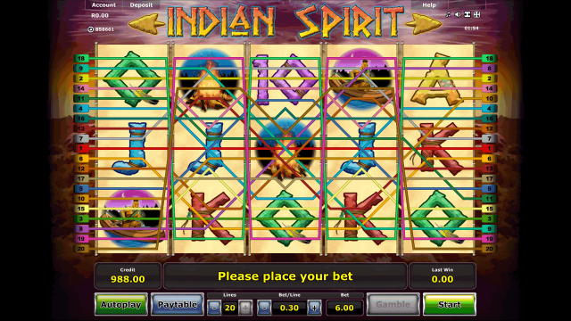 Бонусная игра Indian Spirit 3