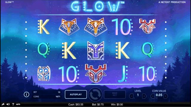 Игровой интерфейс Glow 5