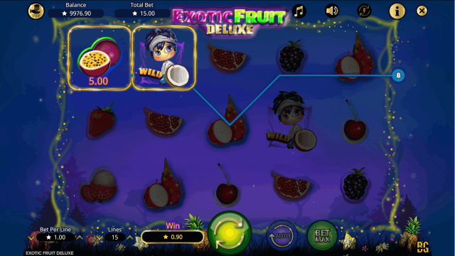 Игровой интерфейс Exotic Fruit Deluxe 3