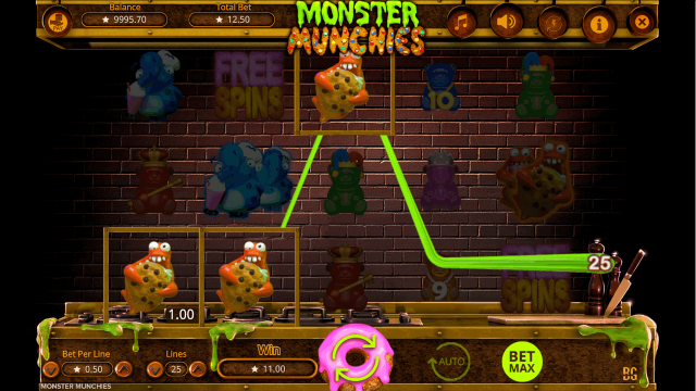 Бонусная игра Monster Munchies 3