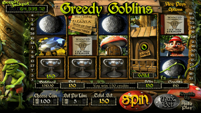 Бонусная игра Greedy Goblins 5