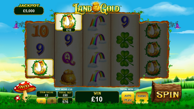 Бонусная игра Land Of Gold 10