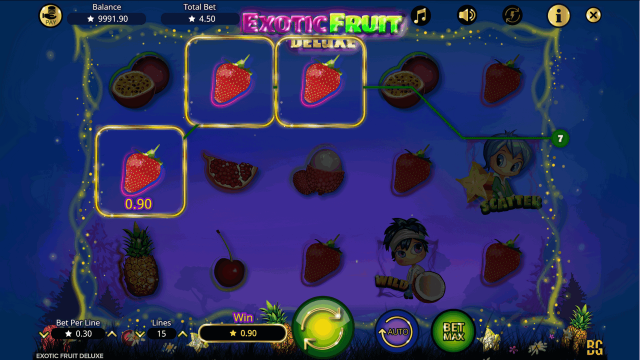 Игровой интерфейс Exotic Fruit Deluxe 2