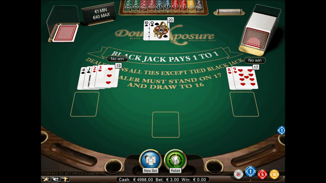 Игровой интерфейс Double Xposure Blackjack Pro Series 4