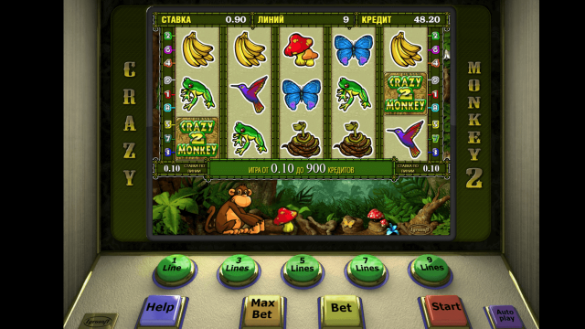 Игровой интерфейс Crazy Monkey 2 9