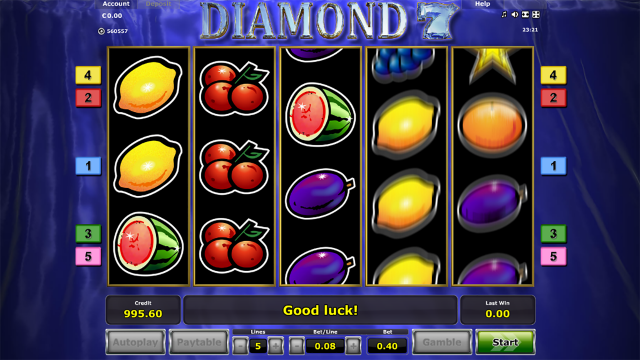 Бонусная игра Diamond 7 2