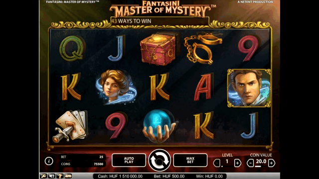 Игровой интерфейс Fantasini: Master Of Mystery 1