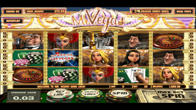 Игровой интерфейс Mr. Vegas 1