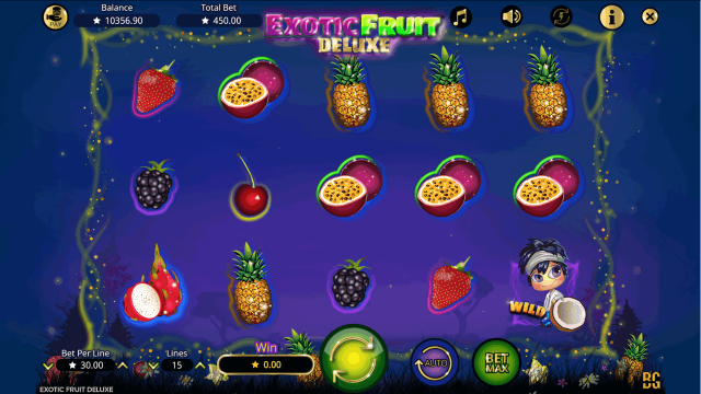 Игровой интерфейс Exotic Fruit Deluxe 6