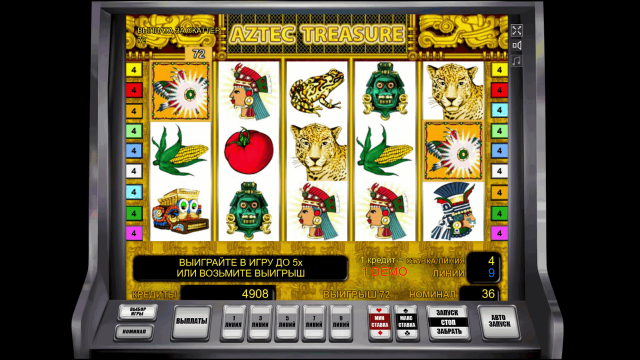 Бонусная игра Aztec Treasure 6